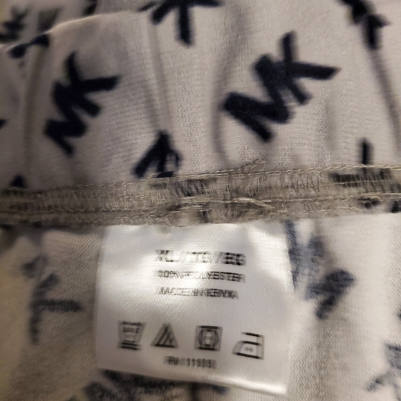 NWT Michael Kors Men's Loungewear Pajama Pants Logo Soft Gray XL - Picture 4 of 4